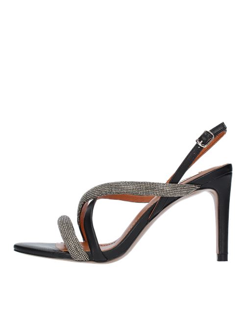 Sandals model 601Z00VK in leather BIBI LOU | 601Z00VKNERO